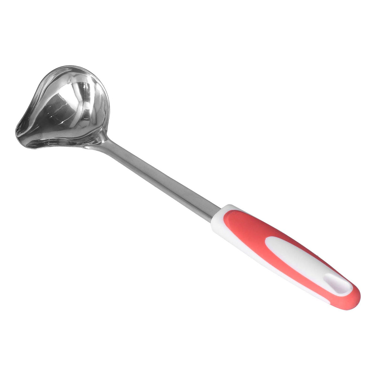 Ladle Spoon Stainless Steel Non Slip Portable Side Mouth Canning Ladle for Kitchen Restaurant Hotel