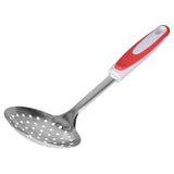 Thickened Colander Spoon Hand Polished Soup Hot Pot Spoon Non Slip Stainless Steel Kitchen Strainer Scoop - Side View