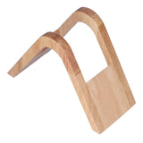 Coffee Filter Holder Bamboo Cone Coffee Filter Paper Container Rack Stand for Home Kitchen Bar Cafes - Front View