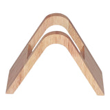 Coffee Filter Holder Bamboo Cone Coffee Filter Paper Container Rack Stand for Home Kitchen Bar Cafes - Top-Down View