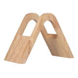 Coffee Filter Holder Bamboo Cone Coffee Filter Paper Container Rack Stand for Home Kitchen Bar Cafes - Close-Up Angle