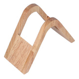 Coffee Filter Holder Bamboo Cone Coffee Filter Paper Container Rack Stand for Home Kitchen Bar Cafes - Low Angle