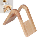 Coffee Filter Holder Bamboo Cone Coffee Filter Paper Container Rack Stand for Home Kitchen Bar Cafes