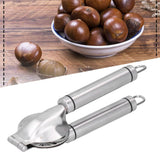 Chestnut Clip Stainless Steel Cross Shaped Portable Manual Walnut Opener for Home Restaurant - Extra Image