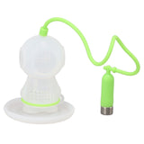 Silicone Tea Infuser Cute Diver Shape Loose Tea Leaf Filter Tea Diffuser Strainer with Chain and Drip Tray for Home Green
