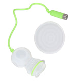 Silicone Tea Infuser Cute Diver Shape Loose Tea Leaf Filter Tea Diffuser Strainer with Chain and Drip Tray for Home Green - Low Angle