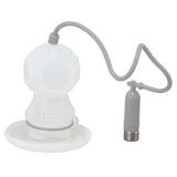 Silicone Tea Infuser Cute Diver Shape Loose Tea Leaf Filter Tea Diffuser Strainer with Chain and Drip Tray for Home Grey