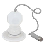 Silicone Tea Infuser Cute Diver Shape Loose Tea Leaf Filter Tea Diffuser Strainer with Chain and Drip Tray for Home Grey