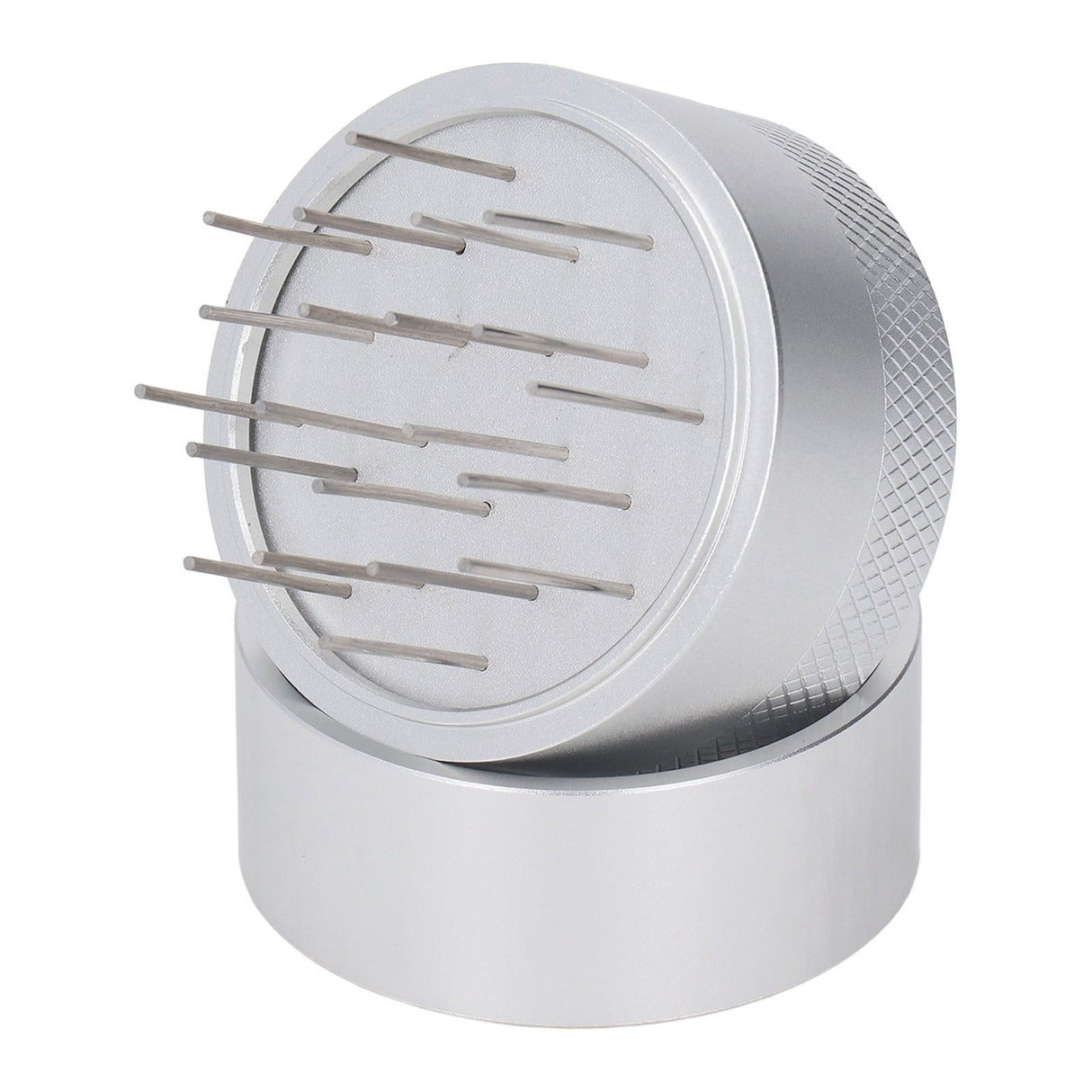 Coffee Needle Distributor with Base Effective Dispersion Rust Resistant Stainless Steel Hand Coffee Stirrer Silver 51mm/2.0in