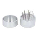 Coffee Needle Distributor with Base Effective Dispersion Rust Resistant Stainless Steel Hand Coffee Stirrer Silver 51mm/2.0in