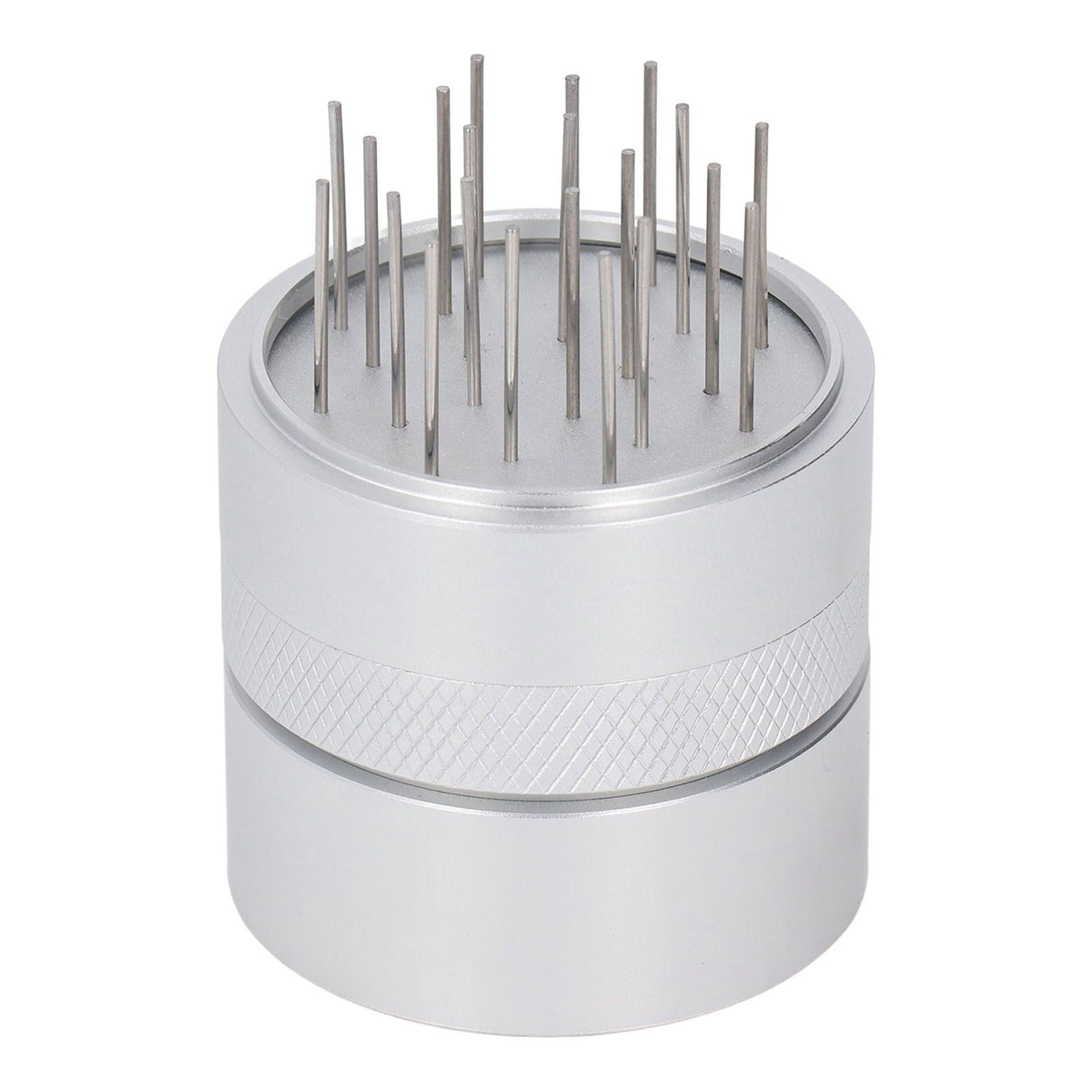 Coffee Needle Distributor with Base Effective Dispersion Rust Resistant Stainless Steel Hand Coffee Stirrer Silver 51mm/2.0in