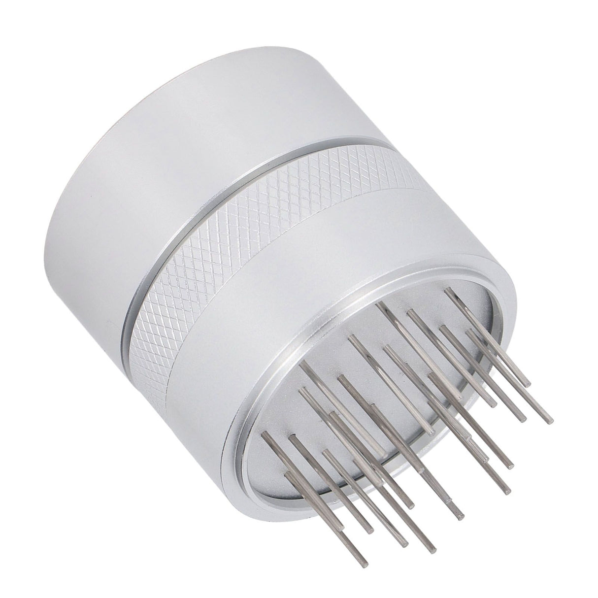 Coffee Needle Distributor with Base Effective Dispersion Rust Resistant Stainless Steel Hand Coffee Stirrer Silver 51mm/2.0in
