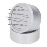 Coffee Needle Distributor with Base Effective Dispersion Rust Resistant Stainless Steel Hand Coffee Stirrer Silver 53mm/2.1in