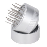 Coffee Needle Distributor with Base Effective Dispersion Rust Resistant Stainless Steel Hand Coffee Stirrer Silver 58mm/2.3in
