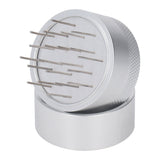 Coffee Needle Distributor with Base Effective Dispersion Rust Resistant Stainless Steel Hand Coffee Stirrer Silver 58mm/2.3in