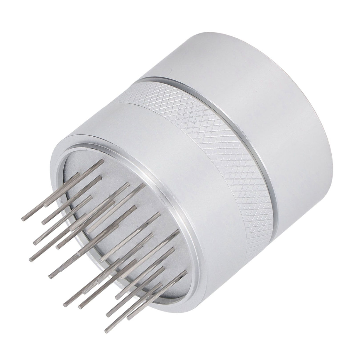Coffee Needle Distributor with Base Effective Dispersion Rust Resistant Stainless Steel Hand Coffee Stirrer Silver 58mm/2.3in