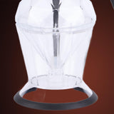 Diamond Honey Bottle Press Type Transparent Glass 200ml Handheld Oil Dispenser for Soy Sauce - Extra Image