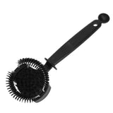 Coffee Machine Brewing Head Clean Brush Removable Coffee Maker Cleaning Brush Tool 58MM - Rear View