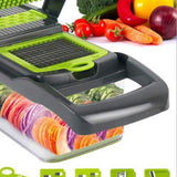 Vegetable Chopper 15 in 1 Vegetable Cutter Household Potato Chopper Radish Grater for Kitchen - Extra Image