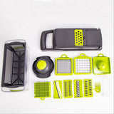 Vegetable Chopper 15 in 1 Vegetable Cutter Household Potato Chopper Radish Grater for Kitchen - Extra Image