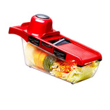 6 in 1 Vegetable Slicers Kitchen Multifunctional Food Potato Veggie Chopper Dicer Cutter with Peeler - Front View