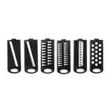 6 in 1 Vegetable Slicers Kitchen Multifunctional Food Potato Veggie Chopper Dicer Cutter with Peeler - 45-Degree Angle