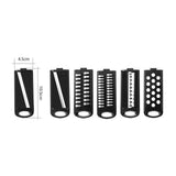 6 in 1 Vegetable Slicers Kitchen Multifunctional Food Potato Veggie Chopper Dicer Cutter with Peeler - Rear View