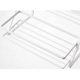 Kitchen Countertop Storage Rack Space Saving Multifunctional 2 Tiers Spice Toiletries Makeup Counter Standing Shelf White