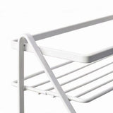 Kitchen Countertop Storage Rack Space Saving Multifunctional 2 Tiers Spice Toiletries Makeup Counter Standing Shelf White