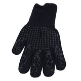Heat Resistant Cooking Gloves Non Slip Reversible Use Polyester Cotton Lining Oven Glove for Grilling Barbecue Cooking