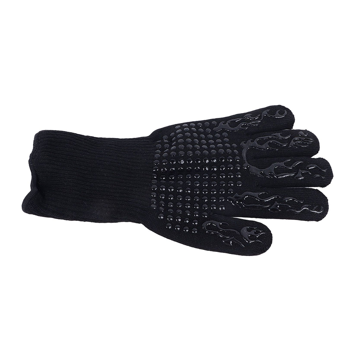 Heat Resistant Cooking Gloves Non Slip Reversible Use Polyester Cotton Lining Oven Glove for Grilling Barbecue Cooking