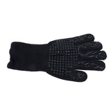 Heat Resistant Cooking Gloves Non Slip Reversible Use Polyester Cotton Lining Oven Glove for Grilling Barbecue Cooking