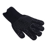 Heat Resistant Cooking Gloves Non Slip Reversible Use Polyester Cotton Lining Oven Glove for Grilling Barbecue Cooking