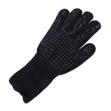 Heat Resistant Cooking Gloves Non Slip Reversible Use Polyester Cotton Lining Oven Glove for Grilling Barbecue Cooking