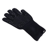 Heat Resistant Cooking Gloves Non Slip Reversible Use Polyester Cotton Lining Oven Glove for Grilling Barbecue Cooking - Extra Image