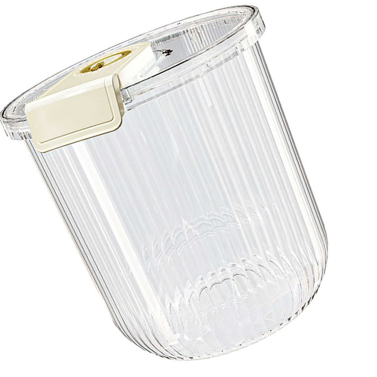 Rice Container Clear Rice Storage Bin Airtight Rice Bucket for Dry Food Grain Flour Soybean Kitchen Pantry Countertop 11kg 27.5x31x20cm / 10.8x12.2x7.9in