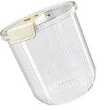 Rice Container Clear Rice Storage Bin Airtight Rice Bucket for Dry Food Grain Flour Soybean Kitchen Pantry Countertop 11kg 27.5x31x20cm / 10.8x12.2x7.9in
