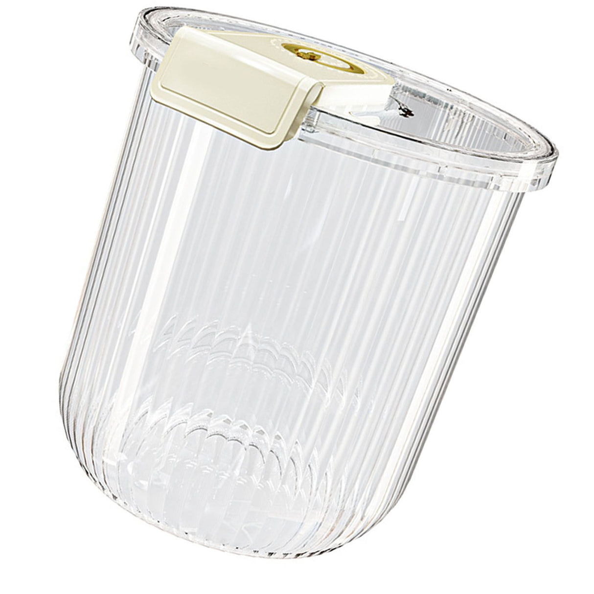Rice Container Clear Rice Storage Bin Airtight Rice Bucket for Dry Food Grain Flour Soybean Kitchen Pantry Countertop 11kg 27.5x31x20cm / 10.8x12.2x7.9in