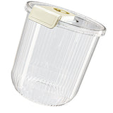 Rice Container Clear Rice Storage Bin Airtight Rice Bucket for Dry Food Grain Flour Soybean Kitchen Pantry Countertop 11kg 27.5x31x20cm / 10.8x12.2x7.9in