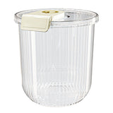 Rice Container Clear Rice Storage Bin Airtight Rice Bucket for Dry Food Grain Flour Soybean Kitchen Pantry Countertop 11kg 27.5x31x20cm / 10.8x12.2x7.9in