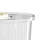 Rice Container Clear Rice Storage Bin Airtight Rice Bucket for Dry Food Grain Flour Soybean Kitchen Pantry Countertop 11kg 27.5x31x20cm / 10.8x12.2x7.9in
