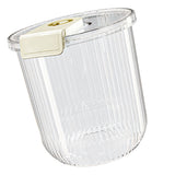 Rice Container Clear Rice Storage Bin Airtight Rice Bucket for Dry Food Grain Flour Soybean Kitchen Pantry Countertop 11kg 27.5x31x20cm / 10.8x12.2x7.9in
