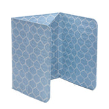 Oil Splash Baffle Foldable Heat Resistant Aluminum Foil Cooking Splashproof Guard for Kitchen Frying Pan Blue