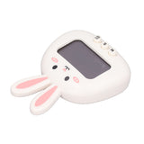 Cartoon Digital Timer ABS Portable Lightweight Simple To Use Cute Cartoon Timer for Kitchen Cooking White Rabbit - Rear View