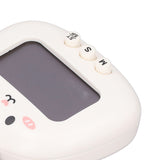 Cartoon Digital Timer ABS Portable Lightweight Simple To Use Cute Cartoon Timer for Kitchen Cooking White Rabbit - Extra Image