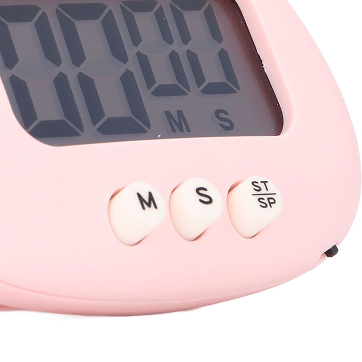 Cartoon Digital Timer ABS Portable Lightweight Simple To Use Cute Cartoon Timer for Kitchen Cooking Pink Rabbit