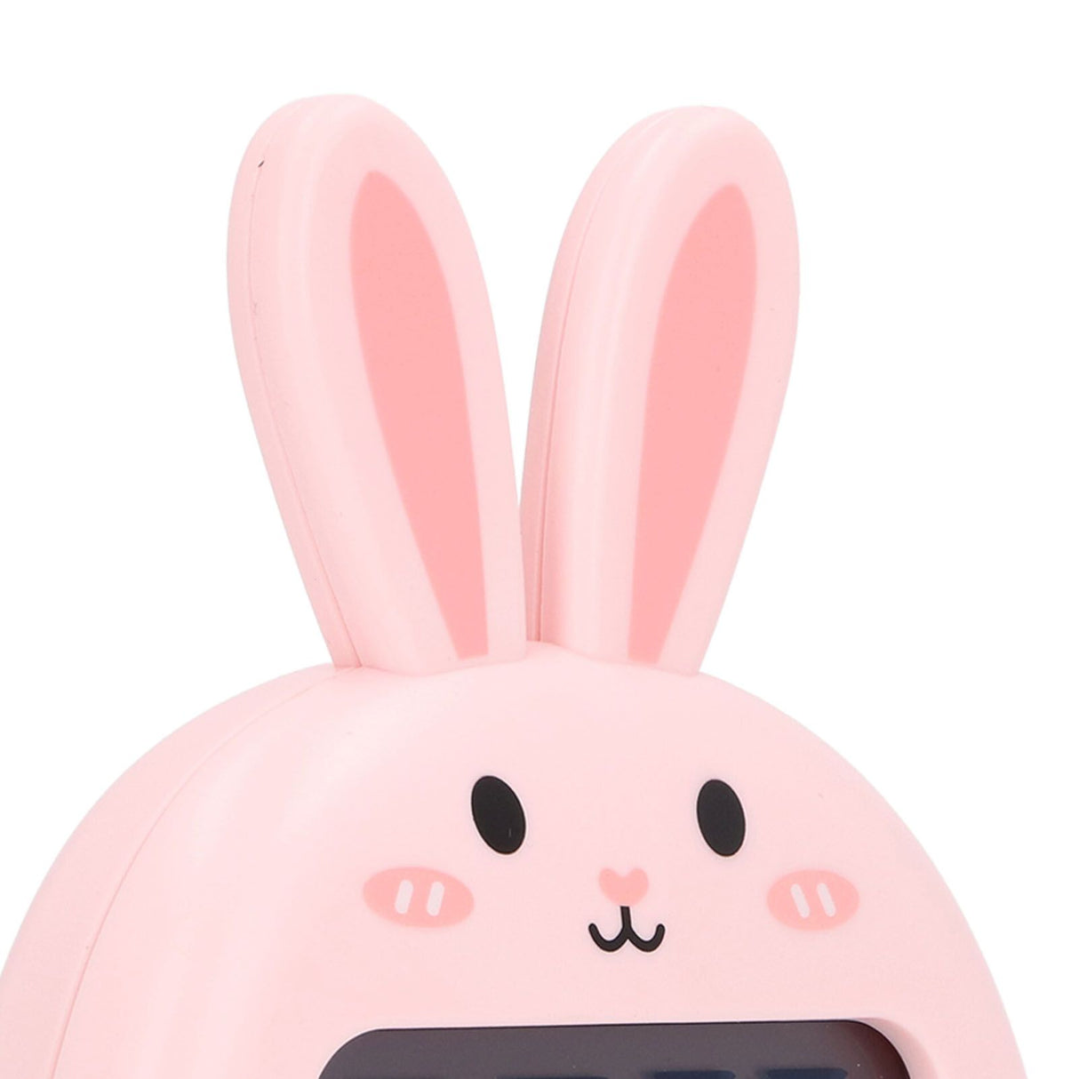 Cartoon Digital Timer ABS Portable Lightweight Simple To Use Cute Cartoon Timer for Kitchen Cooking Pink Rabbit