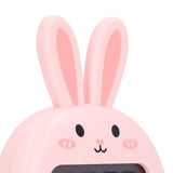Cartoon Digital Timer ABS Portable Lightweight Simple To Use Cute Cartoon Timer for Kitchen Cooking Pink Rabbit - Extra Image