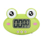 Cartoon Digital Timer ABS Portable Lightweight Simple To Use Cute Cartoon Timer for Kitchen Cooking Green Frog