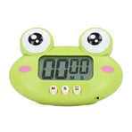 Cartoon Digital Timer ABS Portable Lightweight Simple To Use Cute Cartoon Timer for Kitchen Cooking Green Frog